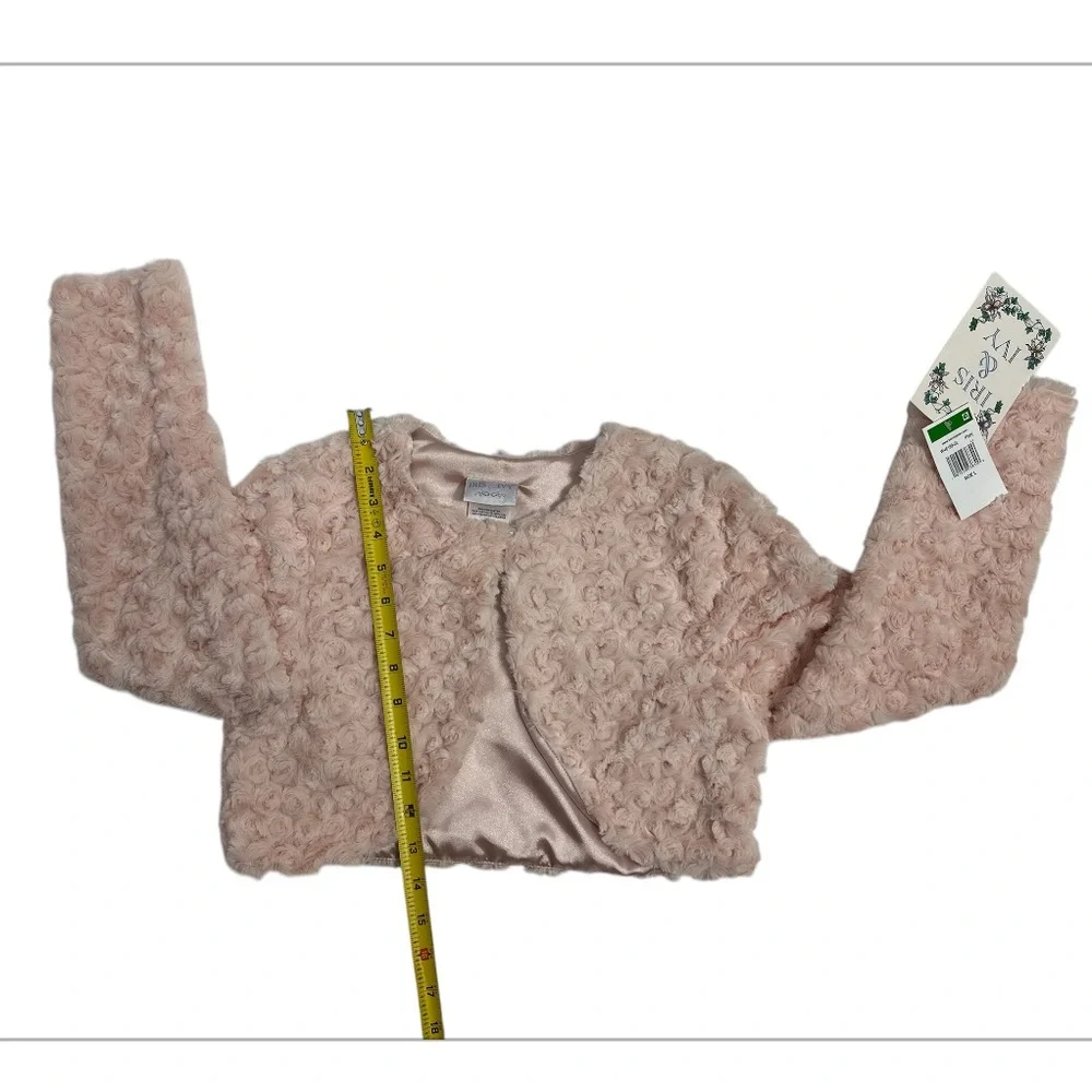 IRIS & IVY Faux Fur Dress Cardigan GIRLS, Size‎ LARGE